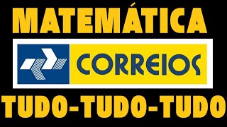 Matemática Concurso Correios da Banca IBFC  TUDO  Exercícios Resolvidos  Questões Resolvidas [upl. by Aihsinyt]