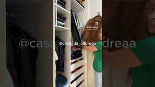 Organizar guarda roupa✅organização organizandoolar dicadecasa dicasdolar donadecasa [upl. by Eetnwahs175]