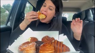 ASMERI EATS BITES ONLY FLAKY PASTRIES ASMR [upl. by Eneleahs]