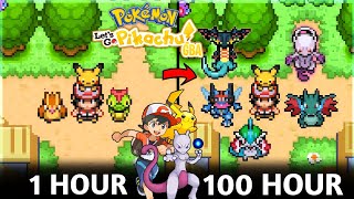 i Played Pokemon Lets Go Pikachu For 100 Hours  Meri Champion 🏆 Banne ki journey [upl. by Arihsay]