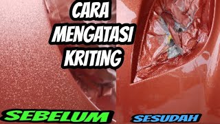 Cara menghilangkan kriting pada pengecatan  cara mengatasi kriting [upl. by Standish]