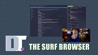 The Surf Browser  Bookmarks Stylesheets and Tabs [upl. by Mamie]