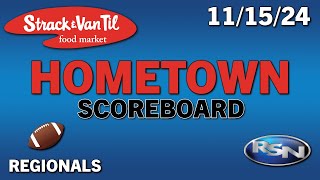 FINALS Hometown Scoreboard Football  111524 [upl. by Eeclehc775]