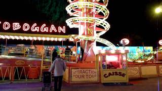 Toboggan Chance Rides Lespinasse  Foire de Dijon 2010 [upl. by Ietta]