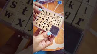 Alphabet Stamp Set  alphabet stamps stamp goviral diy smallbuisnesssupport essentials [upl. by Carbone]