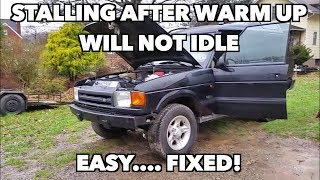 Land Rover 40 V8 Stalling after Warm Up StallingFIXED Simple [upl. by Livy867]