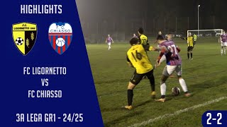 FC Ligornetto VS FC Chiasso 3a Lega GR1 2425 [upl. by Haikan]