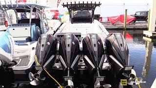 2021 NorTech 392 Superfish Power Boat Walkaround Tour  2020 Fort Lauderdale Boat Show [upl. by Odrick153]