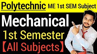 PolytechnicDiploma 1st Semester Syllabus Mechanical Engineering  Mechanical Engineering 202122 [upl. by Tommy]