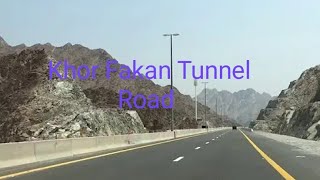 Longest Tunnel Road in the Middle East Khor Fakan five Tunnel Road Fujaira [upl. by Nylaj]