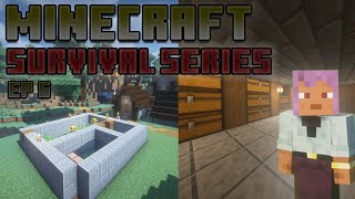 First Trading fram  Minecraft survival episode 6 [upl. by Naleek]