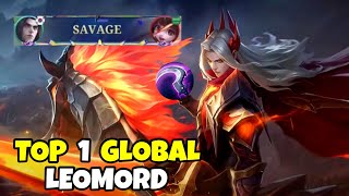 TOP 1 GLOBAL LEOMORD SAVAGE  Avory  MLBB [upl. by Rehpinnej]