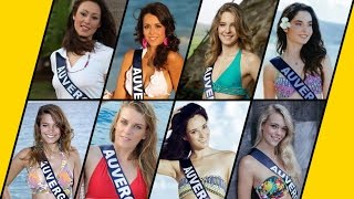 PALMARES DES REGIONS Miss Auvergne 20102017 👸 [upl. by Woodruff]