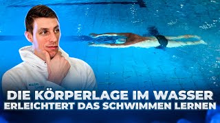 Die korrekte Körperposition im Wasser [upl. by Acimehs]