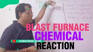 Blast furnace chemical reaction2 [upl. by Aiyekal481]