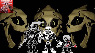 Undertale Last Corridor Disbelief Papyruss blasters remodel [upl. by Roxy]