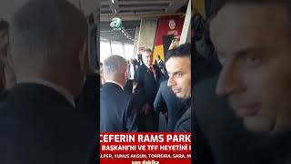 Dursun Özbek UEFA Başkanı Aleksander Ceferini Ve TFF Heyetini Stadyum Girişinde Karşıladı [upl. by Ynnelg]