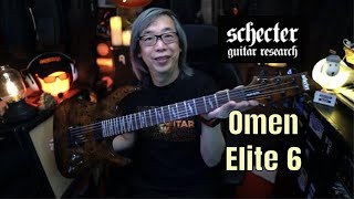 Schecter Omen Elite 6 Charcoal [upl. by Airol]