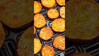 Air Fryer Roasted Sweet Potato Slices Recipe airfryer airfryerrecipes easyrecipe foodshorts [upl. by Eelimaj]