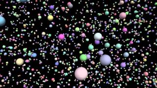 Simulation of the expanding universe recollapsing [upl. by Nael]