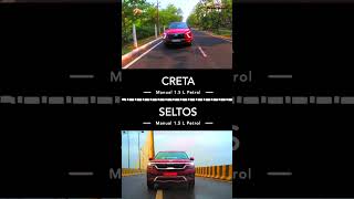 CRETA VS SELTOS 🔥1 Minute Review 🔥 Ask CARGURU [upl. by Macmillan]