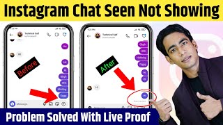 Instagram Chat Seen Not Showing  Instagram Message Seen Showing  Instagram Chat Seen Unhide [upl. by Akemehs964]