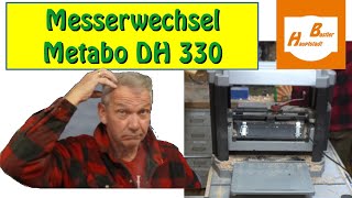 Messerwechsel Metabo DH 330 [upl. by Jeromy]