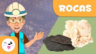 Las ROCAS para niños  Formación clasificación y usos  Ciencias para niños [upl. by Rivi]