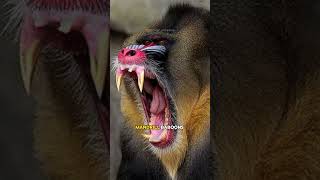 ⚠️ Most Dangerous Monkeys in the World 🙈🙉🙊 Gelada Monkey  Mandrills  Baboons shorts [upl. by Dranyer]