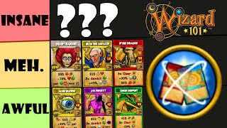 Wizard101 A Complete Tier List Of EVERY NEW Spell Fusion [upl. by Kciregor951]