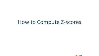 How To Zscore Computation [upl. by Tnahsin]