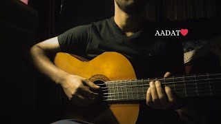 Aadat  Jal amp Atif Aslam Fingerstyle Cover [upl. by Roe]