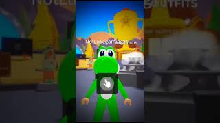 Make the character and try to React them 😜 part 1 roblox funny gamingtrioto100 avatar [upl. by Kidd325]