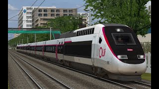 ORTS TGV Cabride Paris EST  Reims en TGV POS [upl. by Eissim569]