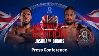 RIYADH SEASON CARD ANTHONY JOSHUA VS DANIEL DUBOIS PRESS CONFERENCE LIVESTREAM [upl. by Abibah]