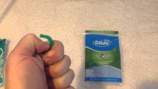 90 Plackers dental flossers vs 75 Oral B Glide floss picks [upl. by Aivin]