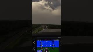 Short Runway Landing With Wind  Cessna Skyhawk  MSFS 2020  flightsimulator2020 gamingshorts [upl. by Cleavland]