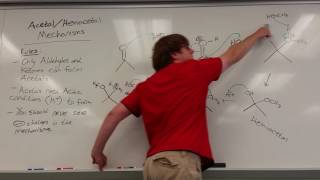 Hemiacetal and Acetal Mechanisms [upl. by Aihsrop]