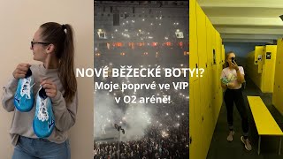 Nové běžecké boty amp moje poprvé ve VIP v O2 aréně [upl. by Seniag686]