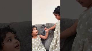 Aamina kattamina 🙌 chaithratara twins baby funny [upl. by Melville276]