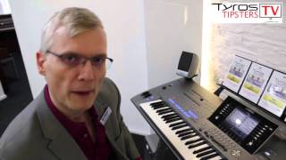 What are the audio styles on Yamaha Tyros 5  Daniel Watt shows us [upl. by Ahsikat]