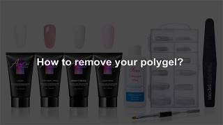 Three ways to remove your Polygel nail extension [upl. by Kynthia]