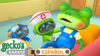 Gecko está enfermo🤒  🐸 Garaje de Gecko  Carros para niños  Vídeos educativos [upl. by Yauq295]