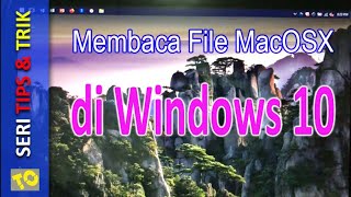 Membaca file MacOSX di Windows 10 Menggunakan HFSExplorer [upl. by Alair]