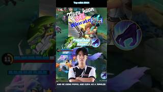 Gosu hoon Using Popol and Kupa with 84 winrate on mythical immortal rankmlbb gosuhoon [upl. by Remoh5]