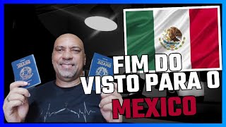 Fim do visto mexicano para brasileiros [upl. by Kcirneh385]