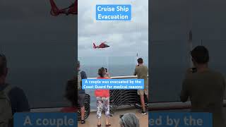 Coast guard was called in for a medical evacuation near Marathon Florida 2 evacuated cruisenews [upl. by Eilis]