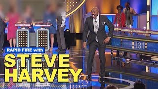 Rapid Fire with Steve Harvey Presidential Run Preferred Super Powers and More [upl. by Madra]