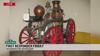 First Responder Friday Greenwood Fire Departments Steam Engine [upl. by Quillon846]