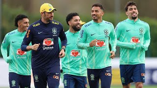 1º TREINO DE DORIVAL NA SELEÇÃO JOGADOR CORTADO DE ÚLTIMA HORA PAQUETÁ DE VOLTA E MUITAS NOVIDADES [upl. by Susej]